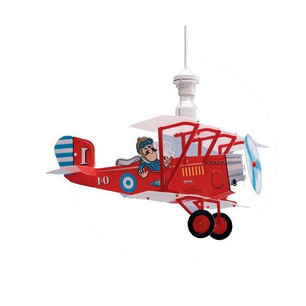 AVION BIPLANE Suspension enfant - Lineazero