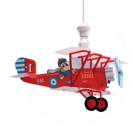 AVION BIPLANE Suspension enfant - Lineazero