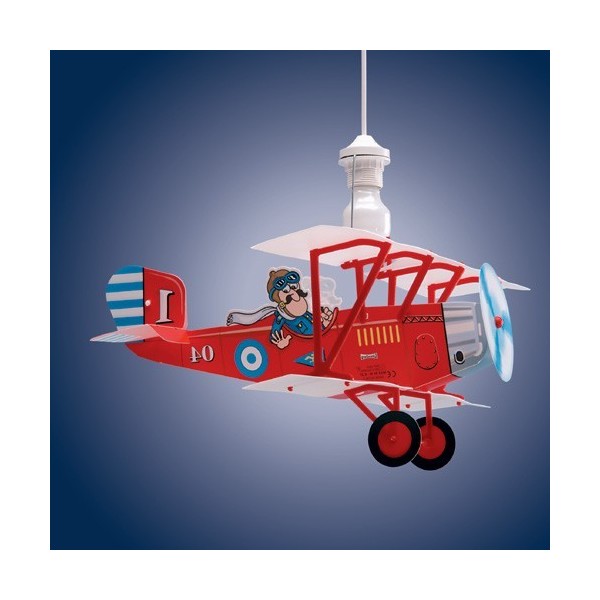 Suspension enfant - AVION BIPLANE - Lineazero