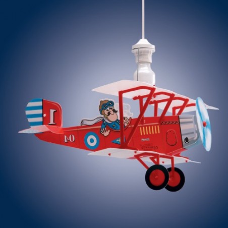 Suspension enfant - AVION BIPLANE - Lineazero