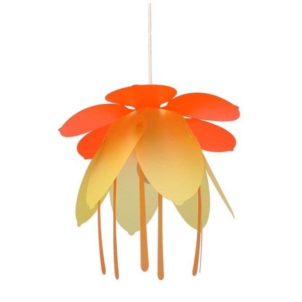 Suspension enfant FLEUR -orange/jaune - priplak - RM Coudert