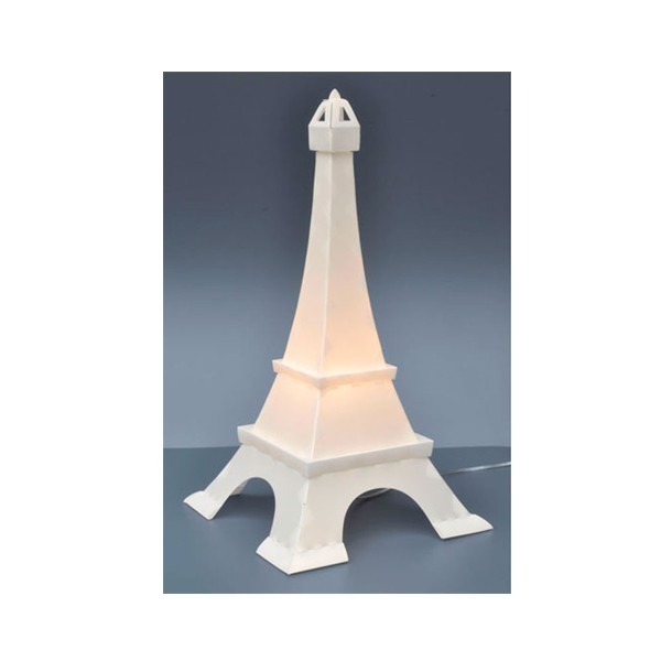 Lampe enfant TOUR EIFFEL - blanc nacré - priplak - RM Coudert