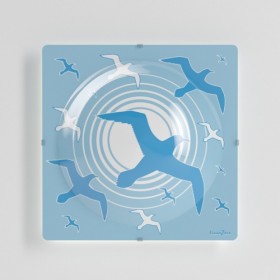Plafonnier enfant MOUETTE - L40cm - PVC - Lineazero