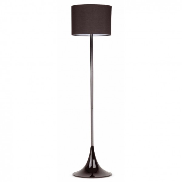 Lampadaire BLACK - Ø35cm H149cm - Tissu noir - Faro