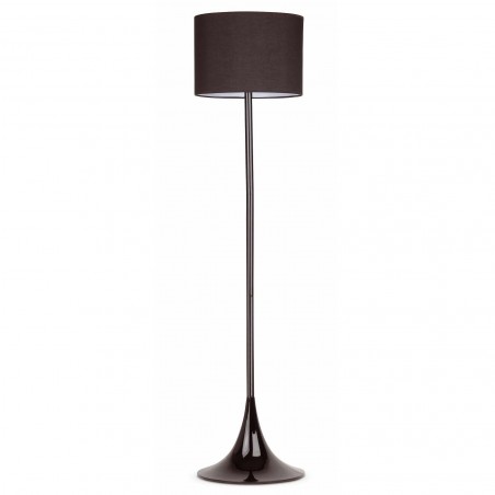 Lampadaire BLACK - Ø35cm H149cm - Tissu noir - Faro