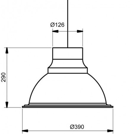 Suspension LOFT - Ø39cm - 2 coloris - Aluminor