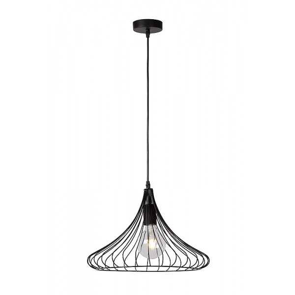 Suspension VINTI noire - D39,5cm- Lucide