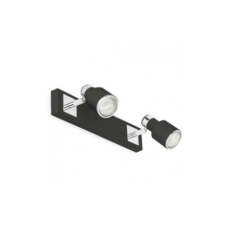 Applique Spots BLAT - noir - 2xGU10 50W - Faro