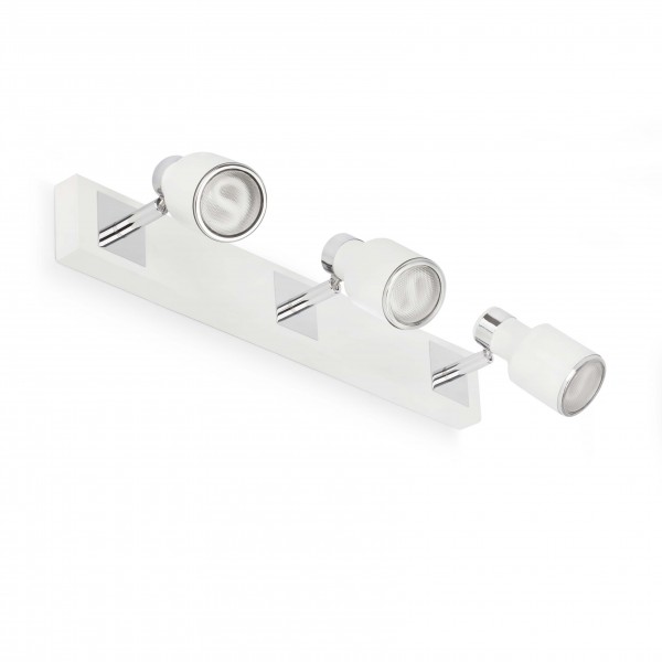 Reglette spots BLAT - blanc - 3xGU10 50W - Faro