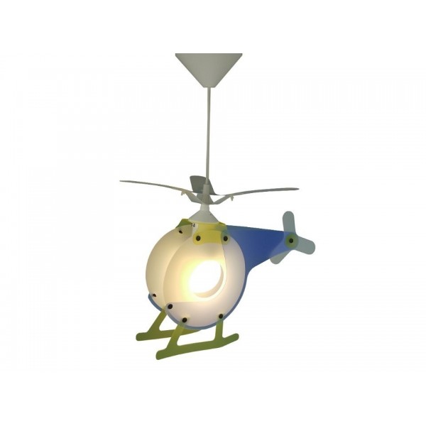 Helicoptere luminaire suspension chambre enfant