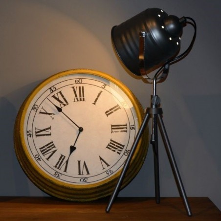 Lampe STUDIO - H62cm - metal noir - LUCIDE