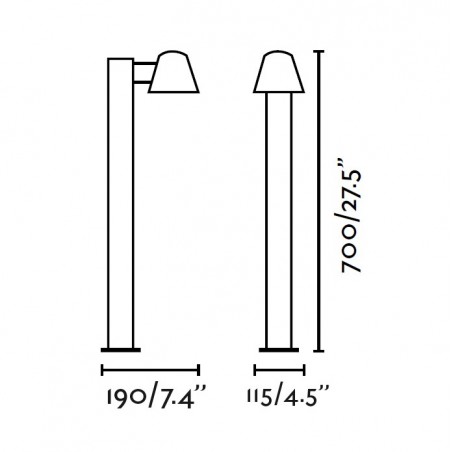 Borne exterieur GINA - IP44 - Faro