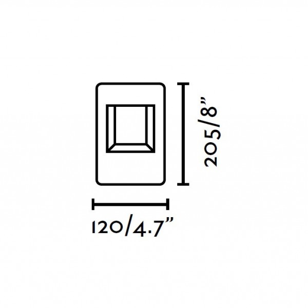 Borne exterieur NAYA - LED - H20cm - Faro