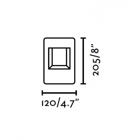 Borne exterieur NAYA - LED - H20cm - Faro