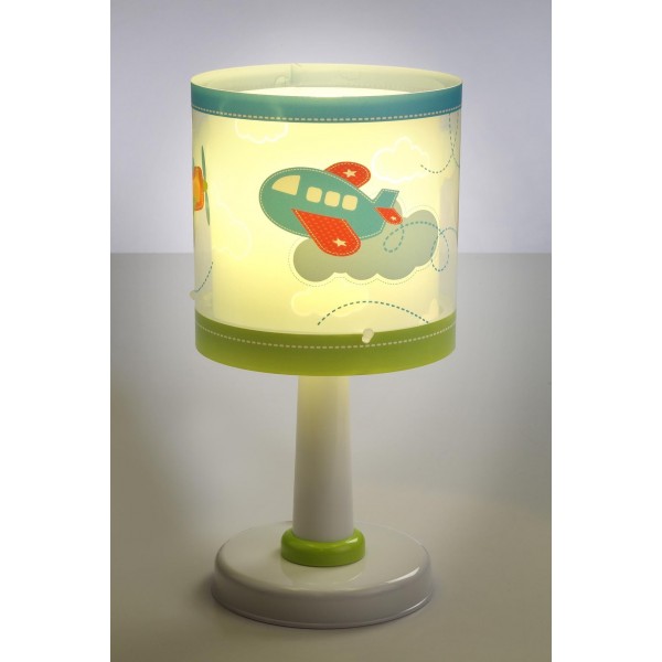 Lampe enfant BABY PLANES - H30cm - PVC - Dalber