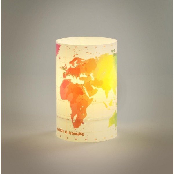Lampe enfant MAP - H23 cm - PVC - Dalber