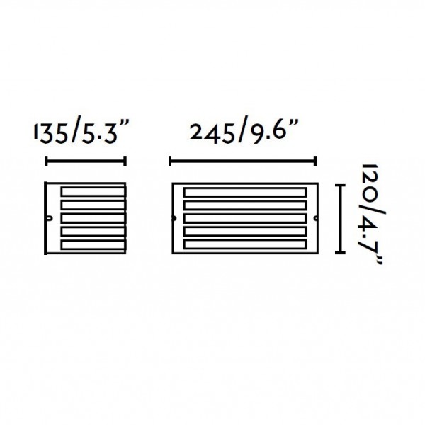 Applique exterieur FEDON - IP54 - noir ou nickel - Faro