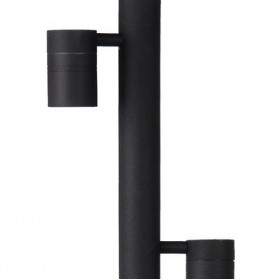 Borne extérieure ARNE LED - noir - H90cm - 2xGU10 - Lucide