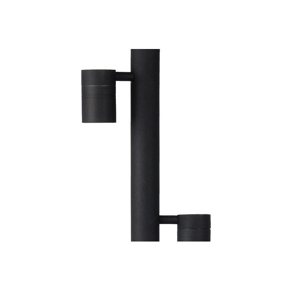 Borne extérieure ARNE LED - noir - H90cm - 2xGU10 - Lucide