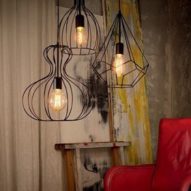 Suspension Ampolla – Ø35,5 cm – Métal – Ideal-Lux