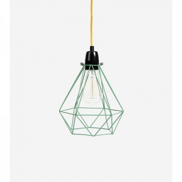 Lampe DIAMOND 1 - Mint Blue - filamentstyle