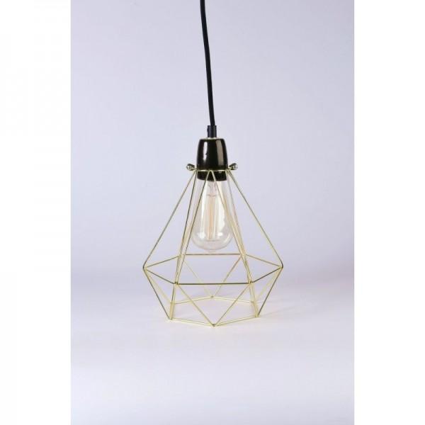 Lampe DIAMOND 1 - gold - Filamentstyle