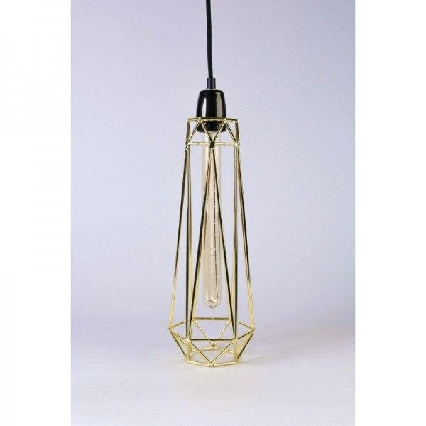 Lampe DIAMOND 2 - gold - Filamentstyle