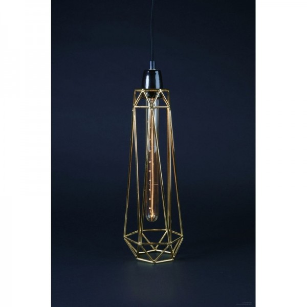 Lampe DIAMOND 2 - gold - Filamentstyle