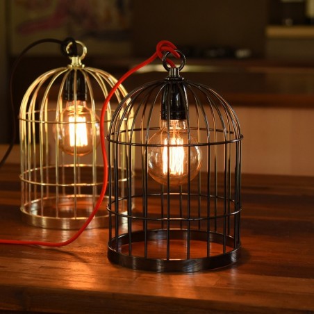 Lampe BIRD CAGE - Gold - Filamentsyle