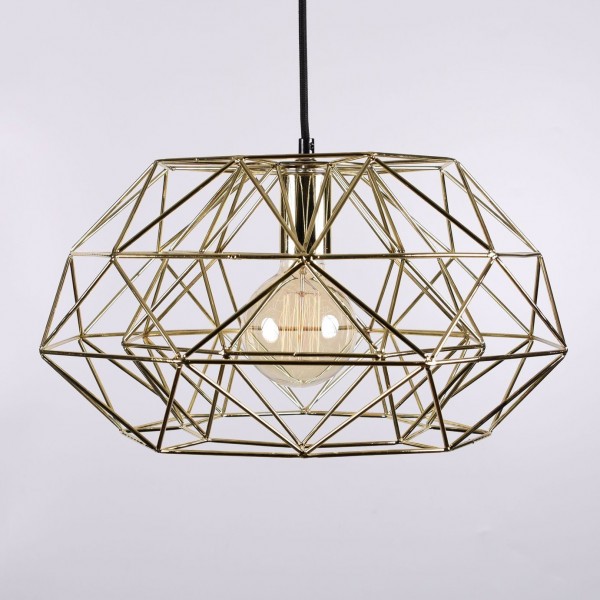 Suspension DIAMOND 7 - gold - Filament Style