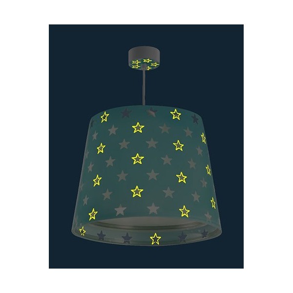 Suspension enfant STARS - vert - Ø33cm - Dalber