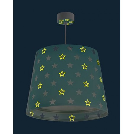 Suspension enfant STARS - vert - Ø33cm - Dalber