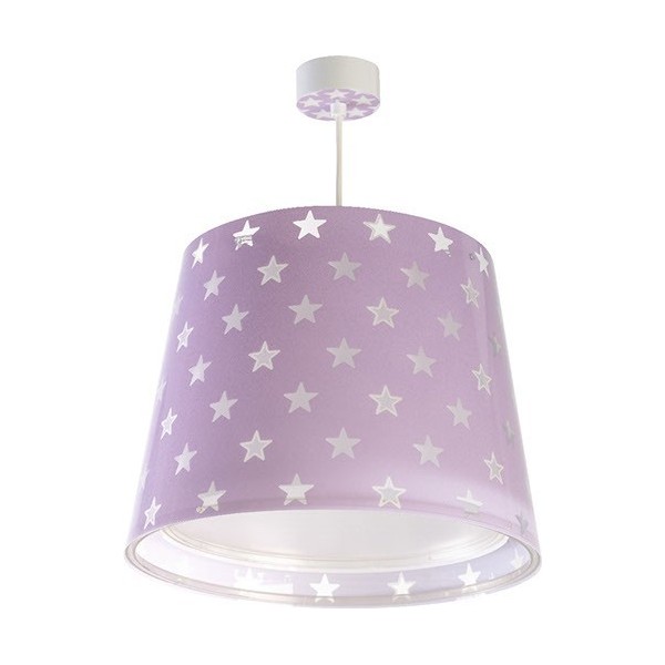 Suspension enfant STARS - violet - Ø33cm - Dalber