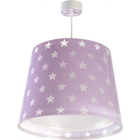 Suspension enfant STARS - violet - Ø33cm - Dalber