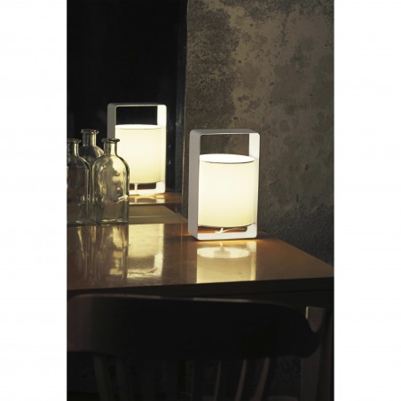 Lampe à poser - LULA - H27cm - blanc - Faro