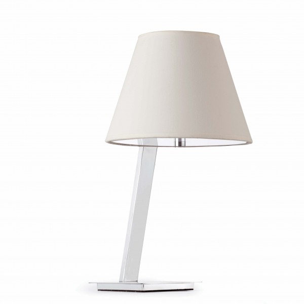 Lampe de table MOMA - blanc - H44cm - Faro