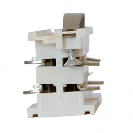 Connecteur rail triphasé jonction - blanc - Vision El