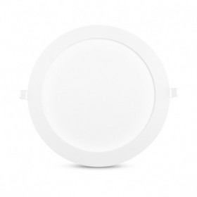 Encastré LED rond - Ø225 - 18W - 3000°K - alu blanc - Vision El