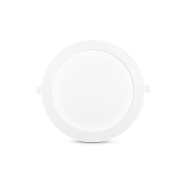 Encastré LED rond - Ø225 - 18W - 3000°K - alu blanc - Vision El