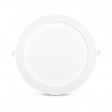 Encastré LED rond - Ø225 - 18W - 3000°K - alu blanc - Vision El