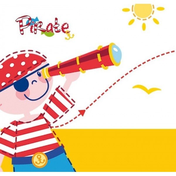 Lampe enfant PIRATES - LED - H29 cm - Dalber