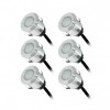 Kit spot LED terrasse IP67- 6x0.6W 4000K - 12V - Vision-el