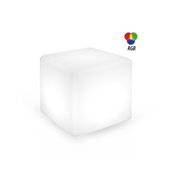 Cube lumineux RGB - sans fil - IP44 - Vision-el