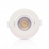 Spot LED encastrable 7W - 3000K - orientable - blanc - Vision-el