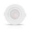 Spot LED SMD encastrable 10W - 3000K - orientable - blanc - Vision-el