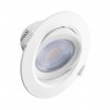 Spot LED SMD encastrable 10W - 3000K - orientable - blanc - Vision-el