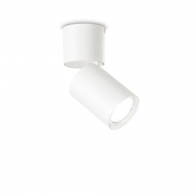Plafonnier LED TOBY - Ø 6cm - Blanc - IDEAL LUX