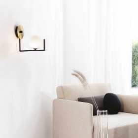 Applique LED BIRDS - 13cm - Noir - IDEAL LUX