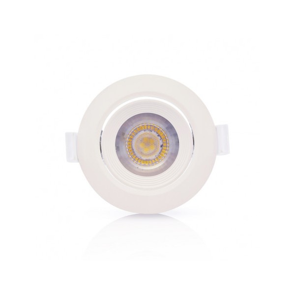 Spot LED encastrable 7W - 4000K - orientable - blanc - Vision-el