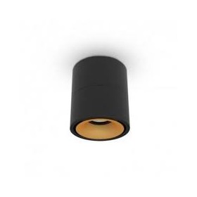 Applique Décorative CCT 6W - Noir/Doré - orientable- Vision-el
